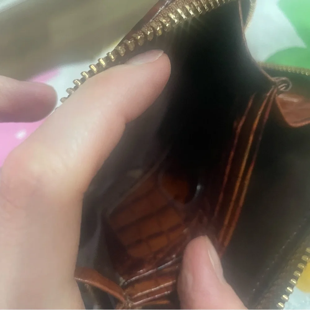 Brahmin Pecan Melbourne Wallet Coin Purse 👛 - Picture 8 of 12